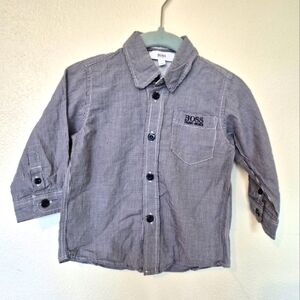 BOSS Hugo Boss Baby Dress Shirt Size 9 Month